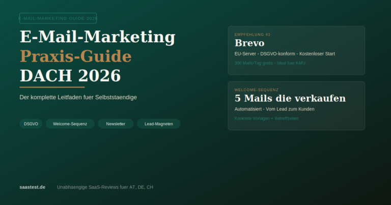 E-Mail-Marketing für Selbstständige im DACH-Raum — Der Praxis-Guide 2026