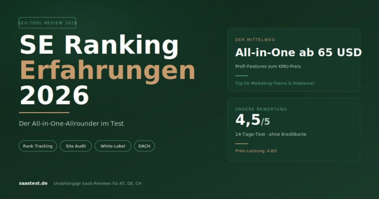 SE Ranking Erfahrungen 2026 — Die unterschätzte All-in-One SEO-Plattform im Test