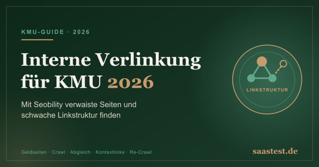 Interne Verlinkung für KMU 2026 – Mit Seobility verwaiste Seiten und schwache Linkstruktur finden
